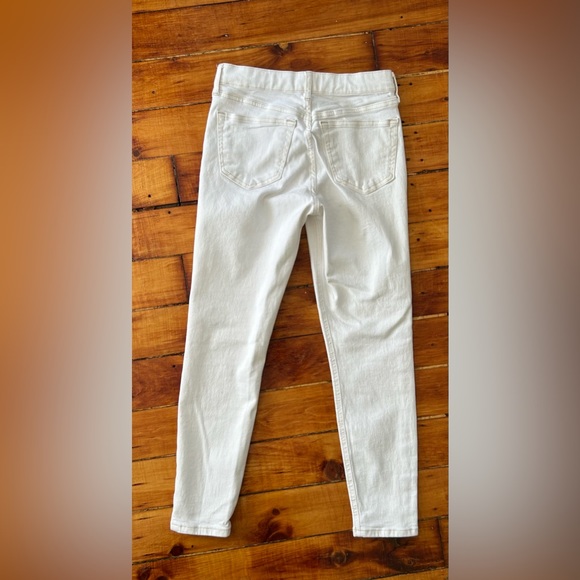 TOPSHOP_ Jaime High Waist Petite White Ankle Skinny Jeans 26 X 28 - Picture 3 of 11